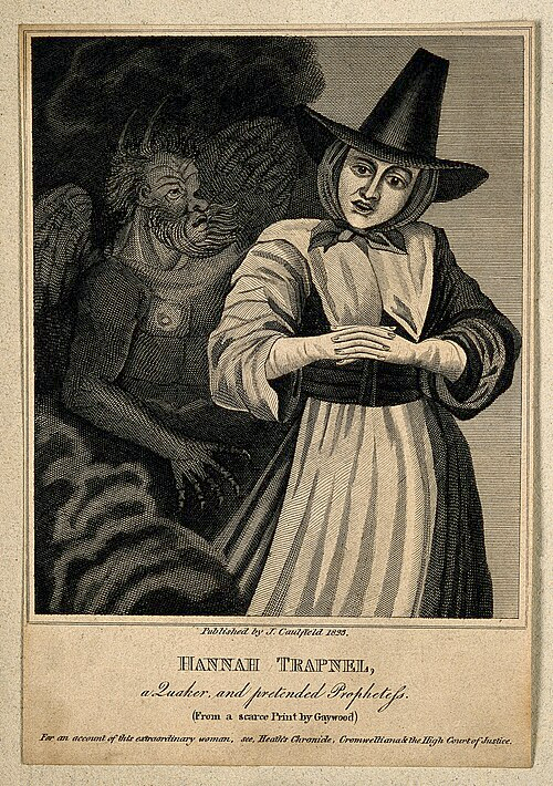Satire d’Anna Trapnel, prophétesse, présentée ici comme inspirée par le diable