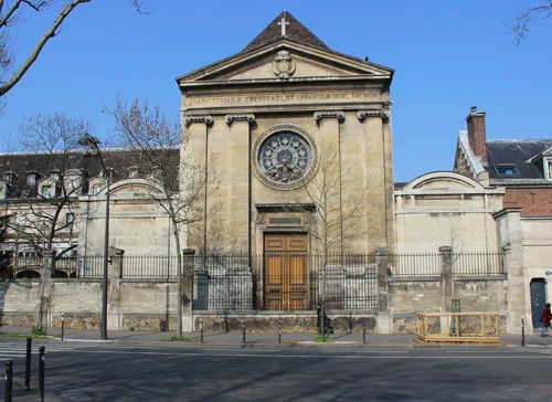 Ancien noviciat des Oratoriens - La chapelle (1655). 72 av. Denfert Rochereau