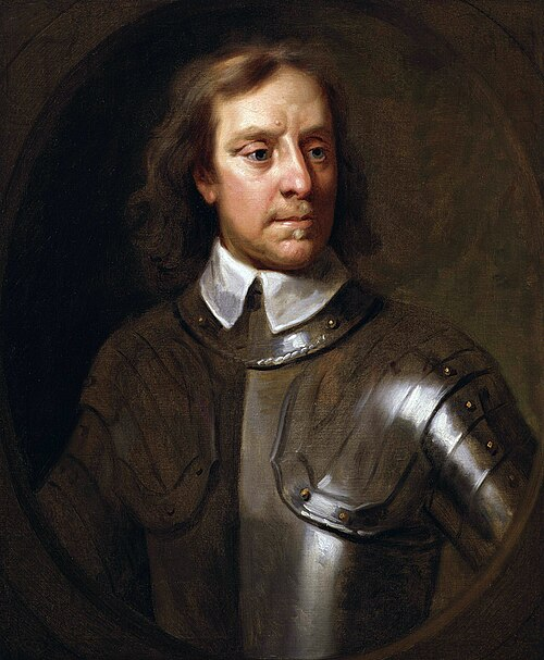 Olivier Cromwell, par Samuel Cooper, copie d’après un original de 1656. Huile sur toile, Londres, National Portrait Gallery